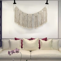 nordic style home ornament wall mounted woven tapestry sofa background decoration div hand woven