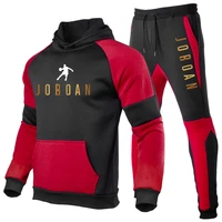 2021 new mens fashion hoodie sportswear mens clothes jogging casual sportswear mens running sports suit pants 2 piece set