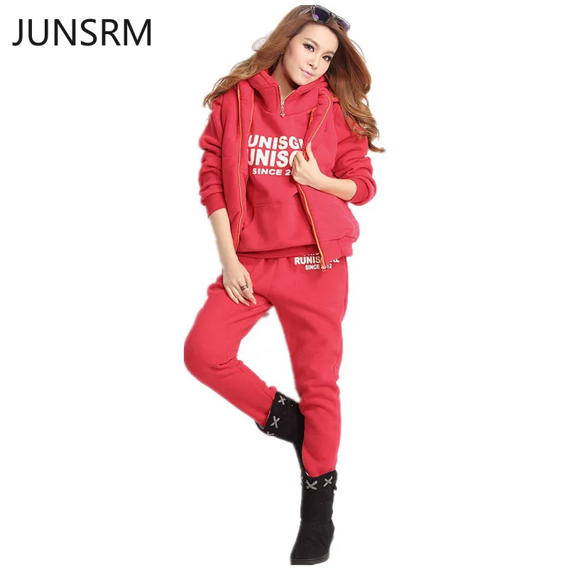 Костюм из 3 предметов женский осенний зимний спортивный костюм для отдыха свитер