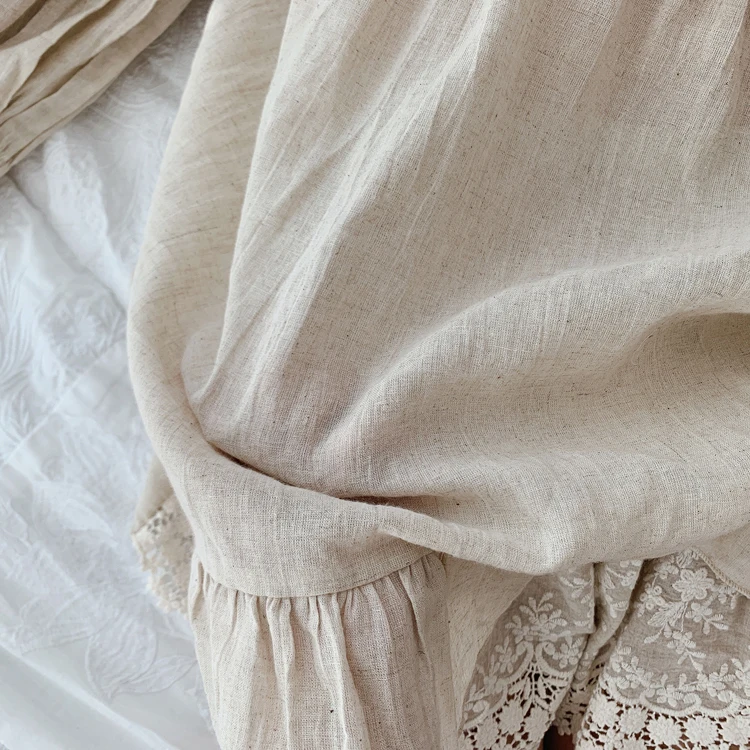 

Summer Women's Flower Embroidery Linen Pajama Sets Tops+Shorts.Vintage Ladies Girl's Pyjamas set.Victorian Sleepwear Loungewear