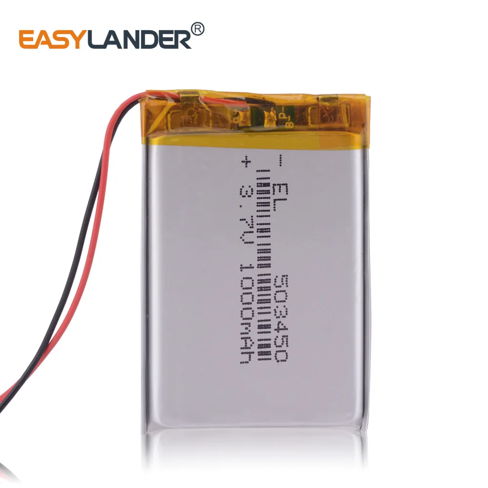 3 7 V 1000mah 503450 литий ионная аккумуляторная батарея замена в солнечных батареях для