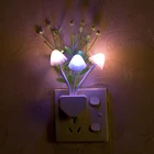 Новый милый светодиодный ночник в форме гриба для детей, детская прикроватная лампа, разноцветный сенсорный датчик, сенсорное управление, ночсветильник, подарок