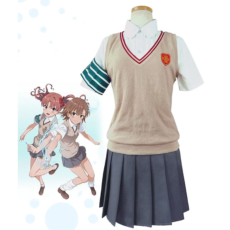 

Карнавальный костюм Mikoto Misaka, карнавальный костюм на Хэллоуин, вечерние костюмы Toaru Majutsu No Index