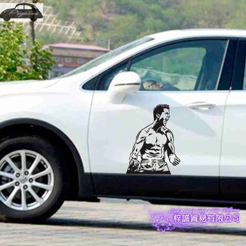 С изображением Криштиану Роналду футбольный игрок наклейка Спортивный