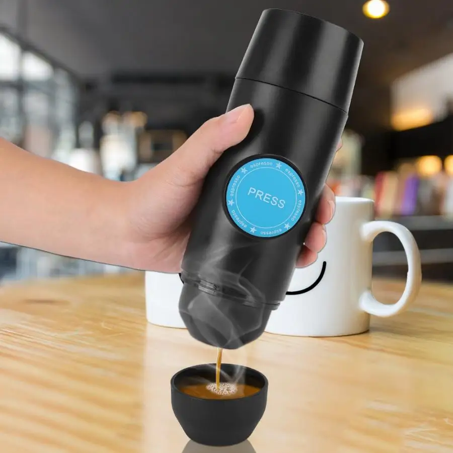 Nespresso кофемашина мини USB заряжаемая ручная Автомобильная кофемашина порошок производитель капсул для дома путешествия Кемпинг портативный