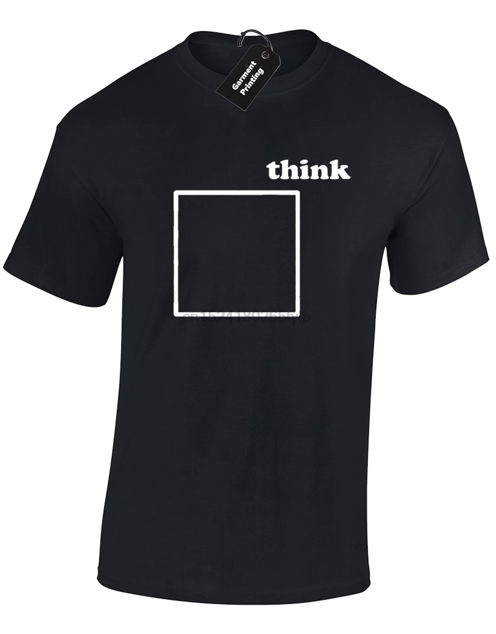 Мужская футболка с надписью THINK Out THE BOX Размеры S 5XL|Мужские футболки| |