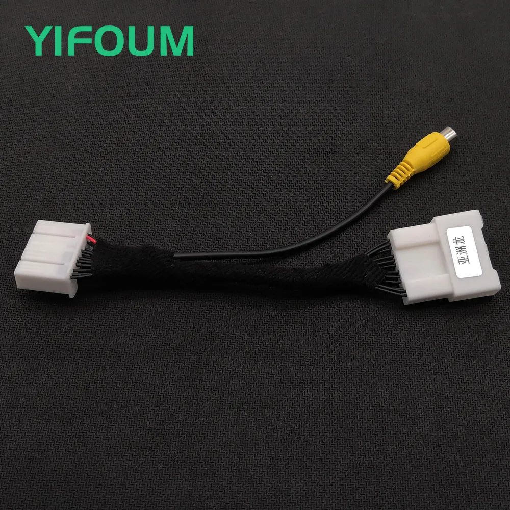 Оригинальный видеовходной переключатель YIFOUM 30Pin реверсивная камера RCA адаптер