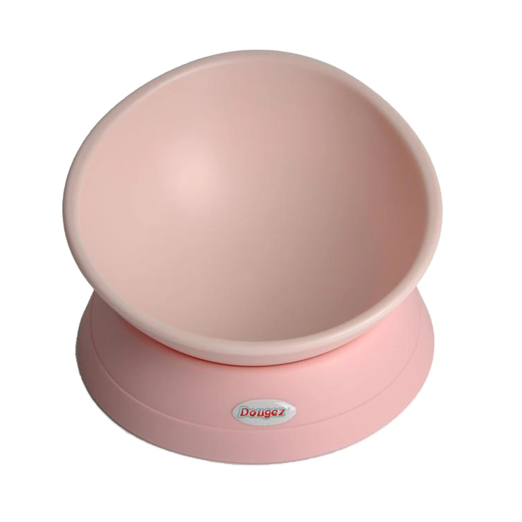 

Raised Cat Food Bowl, Slanted Cat Dish with Silicone Stand, 360° Tilted Cat