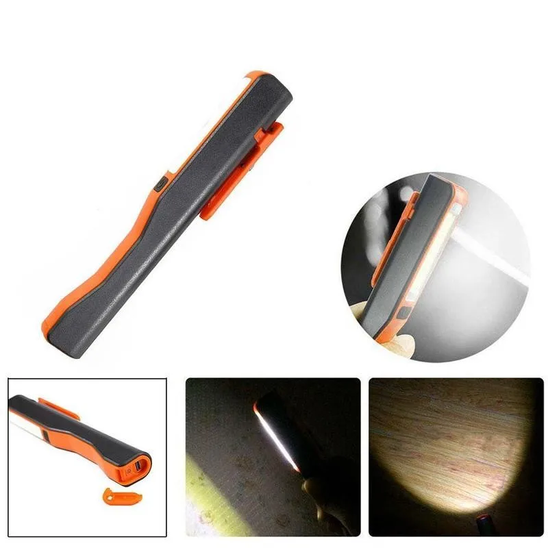 

COB LED Light Outdoor Pen Shape Fishing Work Hand Lamp Emergency Lamp Flashlight L5Z3