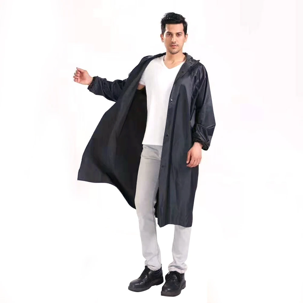 Мужские и женские черные быстросохнущие походные куртки из ПВХ новинка 2019 года