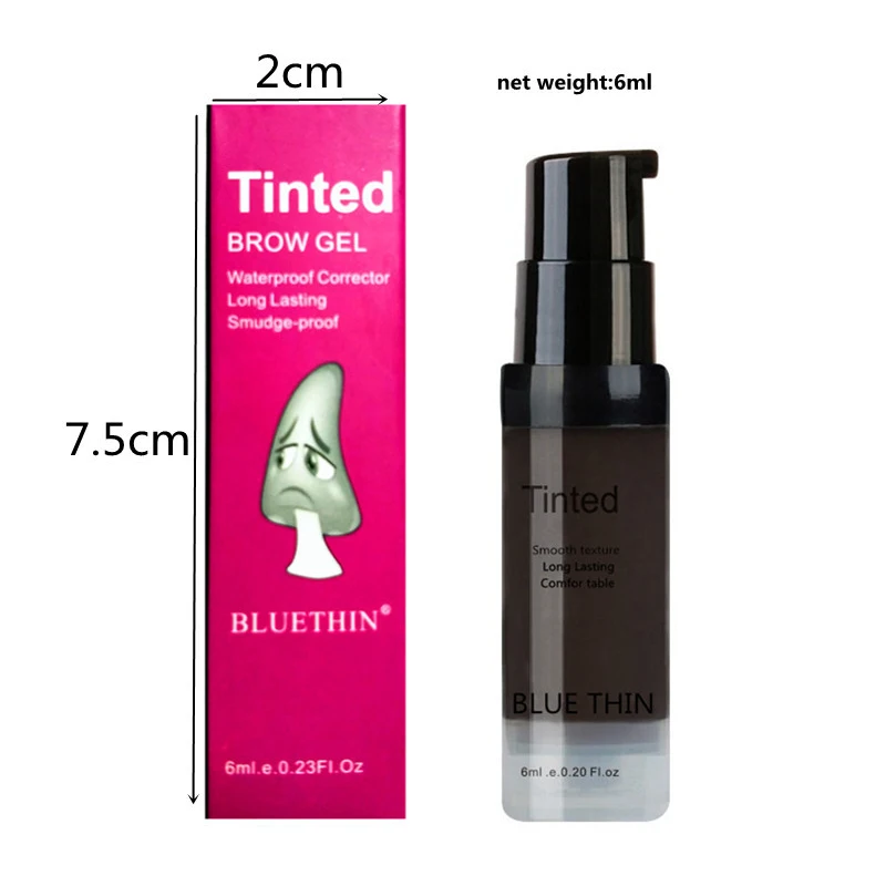 Гель для окрашивания бровей крем водостойкий стойкий быстро сохнет EY669 | Красота