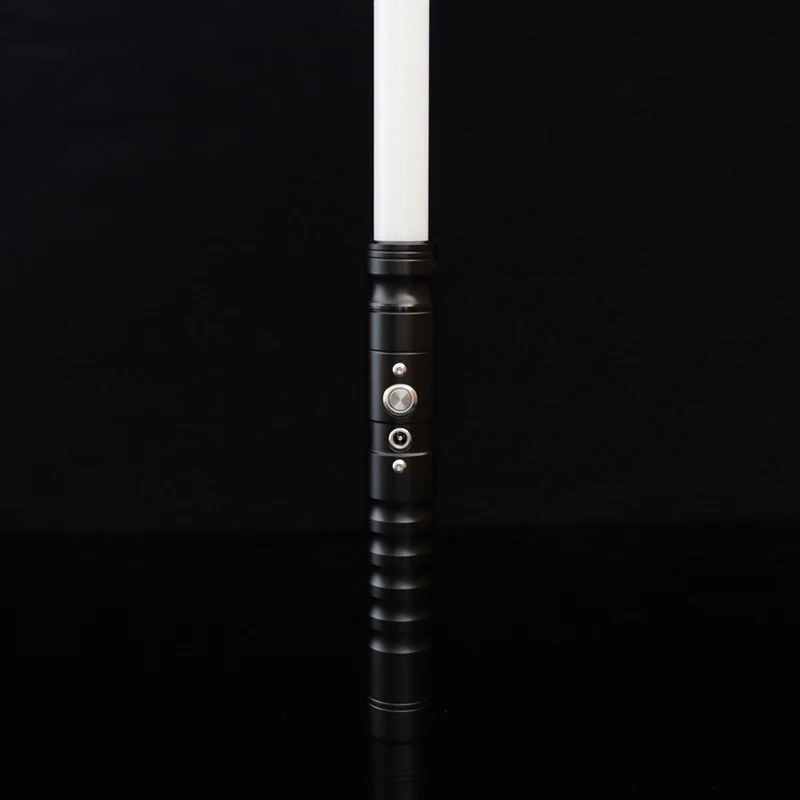 Sable de luz de 75cm, espada de juguete con carga dos en uno conmutable, 7 colores, RGB, iluminaci&oacute;n y sonido, mango de Metal completo, para Cosplay-4