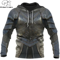 knight armor 3d printed hoodie knights templar harajuku fashion hooded sweatshirt unisex casual jacket cosplay costume hoodies