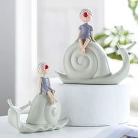 snail decoration cute girl desktop room bedroom decoration fairy tale crafts office exquisite gift home decoration ornament
