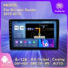 Автомагнитола, 2DIN, Android 10,0, DSP, мультимедийный видеоплеер для Renault Duster, Dacia Duster 2015, 2016 -2018, GPS-навигация, Carplay