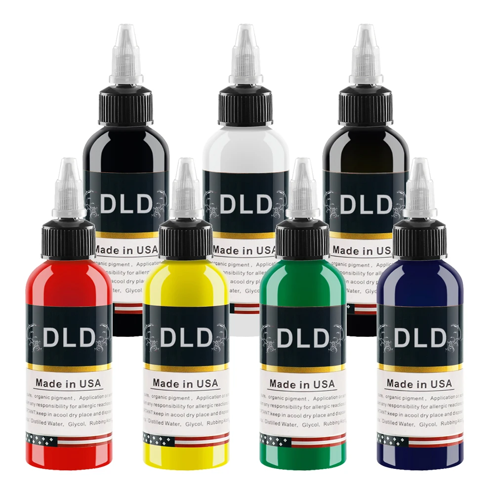 Набор супер тату чернил 7 шт. микроблейдинг Перманентный макияж художественный