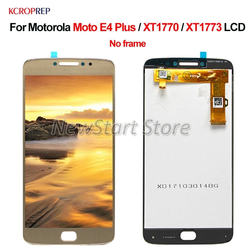 Для Motorola Moto E4 плюс ЖК дисплей с сенсорным экраном дигитайзер сборка для XT1770 XT1773