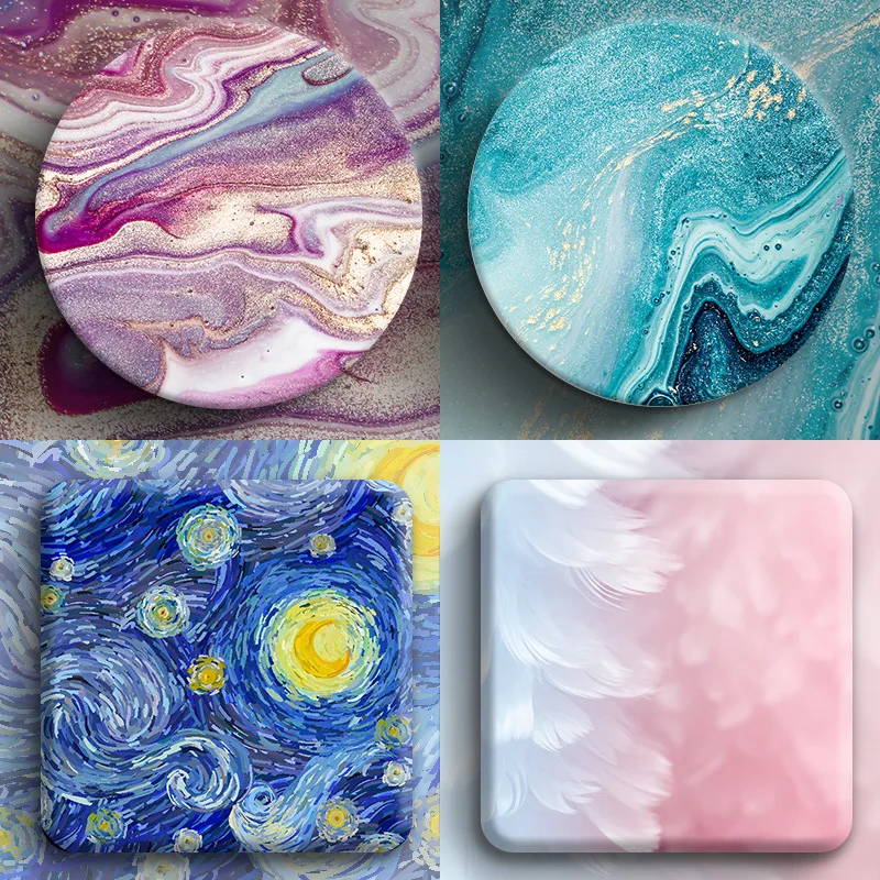 1/5 шт. квадратные подставки для напитков Абсорбирующая Тепловая подставка