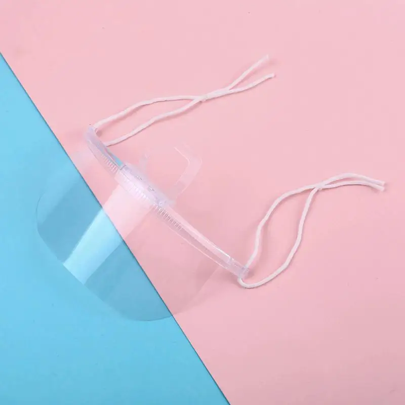 

1PC Transparent Safety Face Shield Home Outdoor Oil-Splash Proof Mask Protection Cover Facial Sheild Catering Mask Kitchen Tools