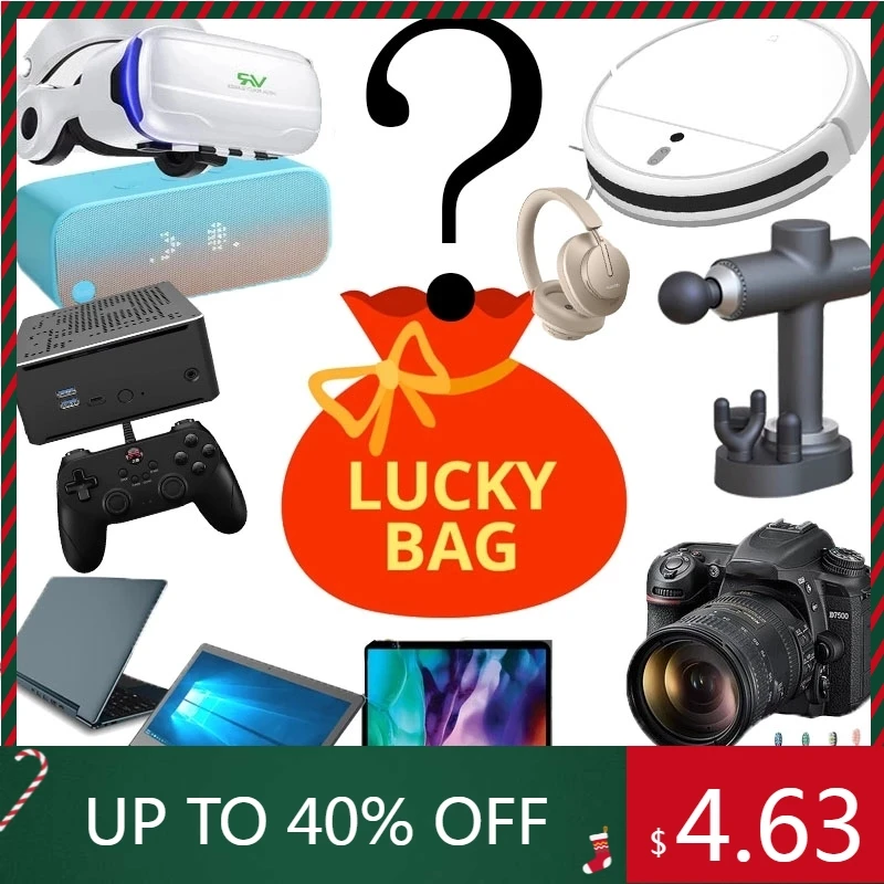 

Lucky Gift Box Mystery Box Premium Electronic Product Mystery Box 100% Surprise Computers Watches Electronic ProductsRandomStyle