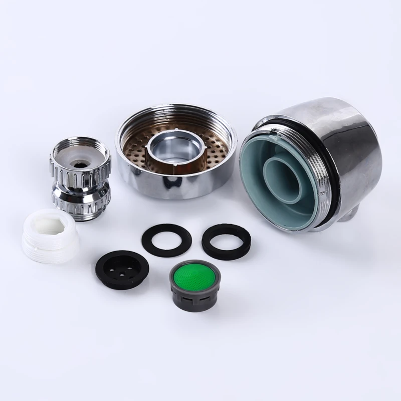 

Innovative Kitchen Faucet ABS + Stainless Steel Splash-Proof Universal Tap Shower Water Rotatable Filter Sprayer Nozzle