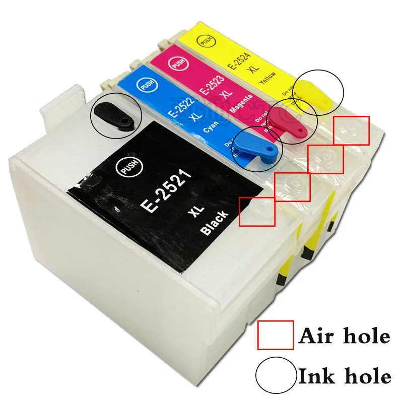 Многоразовый чернильный картридж для T2711 T2712 T2713 T2714|ink cartridge|refillable ink cartridgesink cartridge