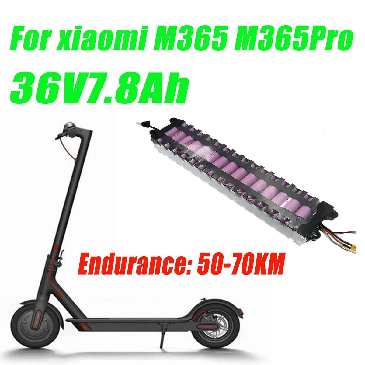 

Aleaivy 10S3P 36V 7.8Ah Lithium Battery Pack with 20A BMS is 100% Compatible with Xiaomi Scooter Mijia M365 Pro Electric Bike