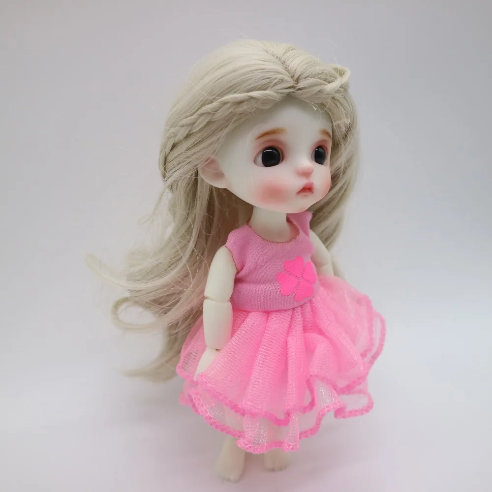 15 см BJD 1/8 кукла суставная Смола включает глаза одежда парики