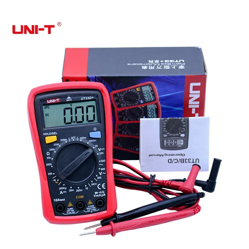 Цифровой мультиметр UT33A +/B +/C +/D + Max напряжение 600 В Бесконтактный температурный