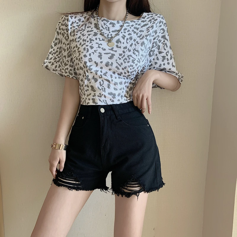 

GOOHOJIO 2020 New Female Shorts Fashion High Waist Women Shorts Fashionable Short Pants Ladies Basic Casual Chic Skirts Women