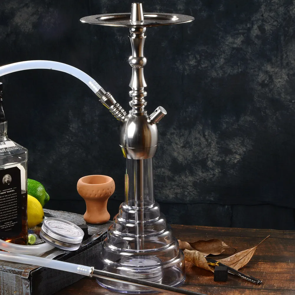 

LED Light Acrylic Hookah Shisha Pipe Chicha Narguile Completo Sheesha Waterpijp Boquilla Cachimba Sisha Nargile Accessories