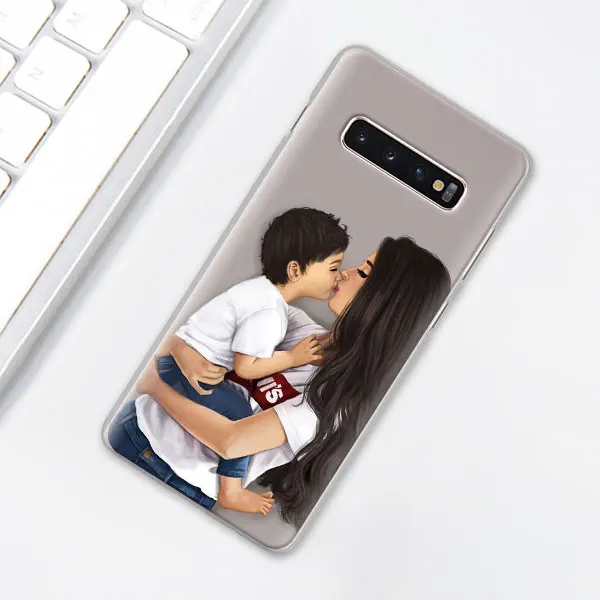 H05 Черный чехол для телефона с изображением мамы и королевы для samsung Galaxy S10e S10 Plus S7 S8 S9 Plus Note 8 9 10 Plus S10 5G жесткий чехол - Цвет: H05