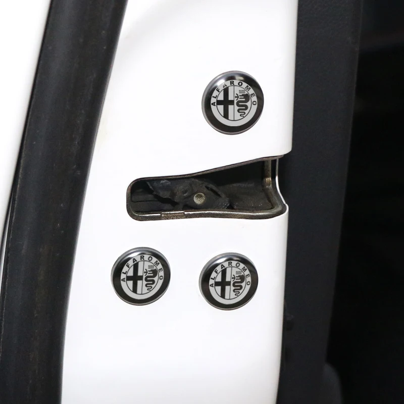 12 шт. Автомобильный Дверной замок Защитная крышка винта аксессуары для Альфа