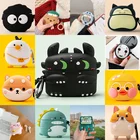 Чехол для наушников Huawei Freebuds 3, милый мультяшный силиконовый 3D чехол для наушников с брелоком для Freebuds 3, Чехлы, чехол