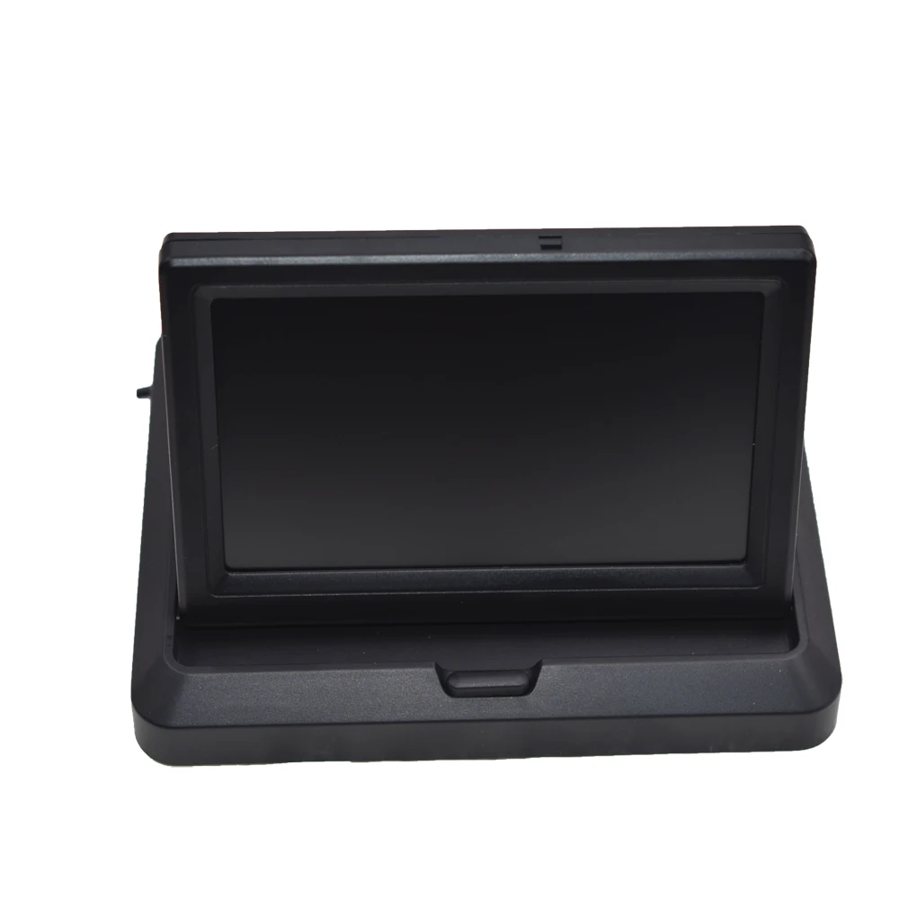 $55.61 5 Inch 800*480 TFT LCD Foldable Car Monitor Reverse Parking And 12 LED Night Vision Rear View Camera