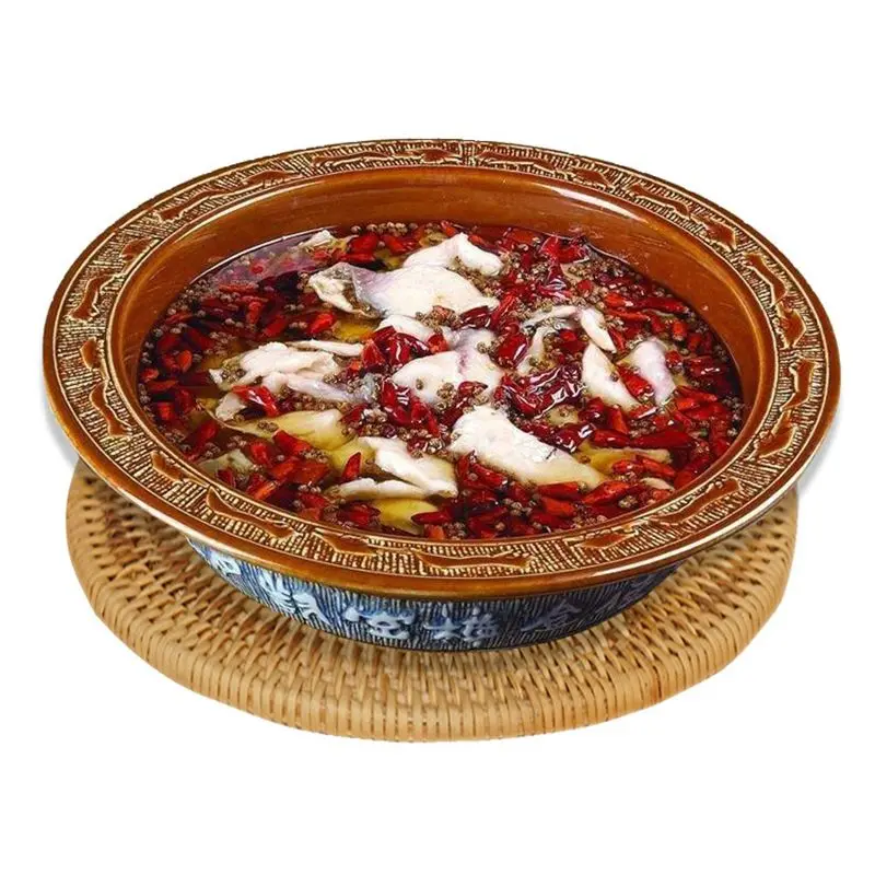 Набор подставок NORBI для чашек круглая подставка напитков под горшок из ротанга