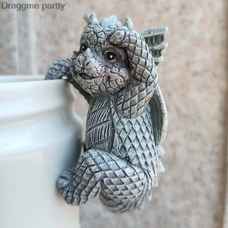 

Статуэтка дракона из смолы, 4 шт./компл.