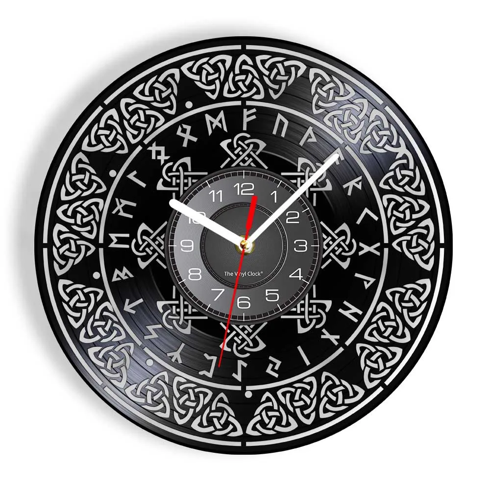 Creative Lotus Mandala Flower Silent Vinyl Record Wall Clock Indian Art Room Decor Watch Mandala Seeds Satori Yoga Souvenir Gift