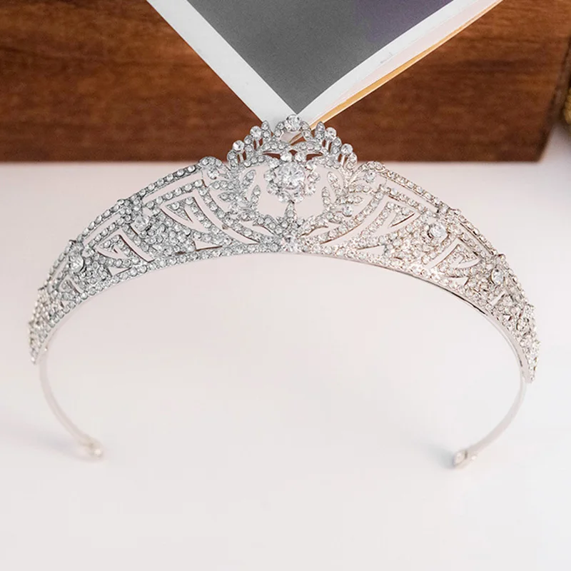 Новинка Хрустальная тиара корона для невесты свадебные аксессуары волос