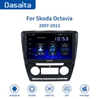 Автомобильный мультимедийный радиоплеер Dasaita, 10,2 дюйма, Android 10, GPS, Wi-Fi, BT 5,0, 4 + 64 ГБ, 2.5D, 1 Din, аудио, стерео для Skoda Octavia 2007-2013