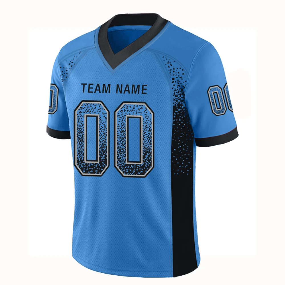 Custom New Gradient Football Jersey Printed With Your Team Player Name Number Outdoor Game Sport Shirt For Men/Kids