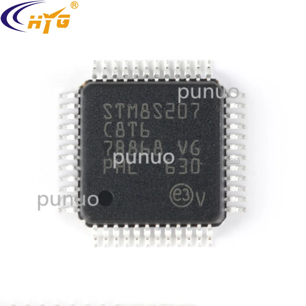 Оригинальная аутентичная Инкапсуляция STM8S207C8T6 LQFP48 8bit MCU 10bit ADC таймеры
