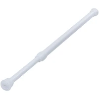 3 pack adjustable extendable small tension rod 11 8 inch to 19 7 inch white