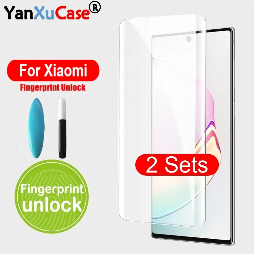 

Закаленное стекло для Xiaomi Mi 10, Mi 10Pro, 2 шт.