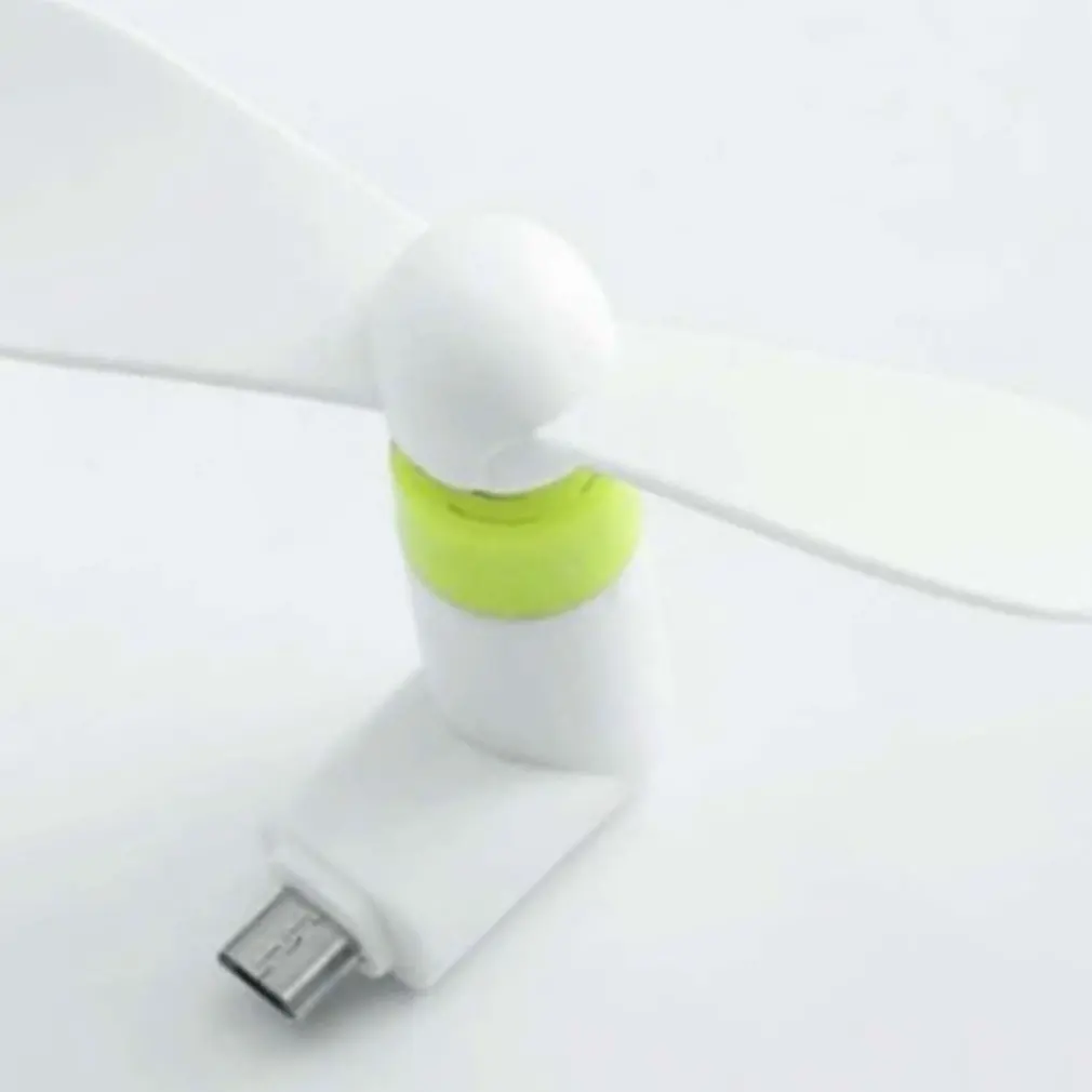 

5V 1W 2-in-1 Mini Cell Phone Fans Portable USB Fan for iPhone/iPad and Android Low Voice Mobile Phone USB Power Supplyr