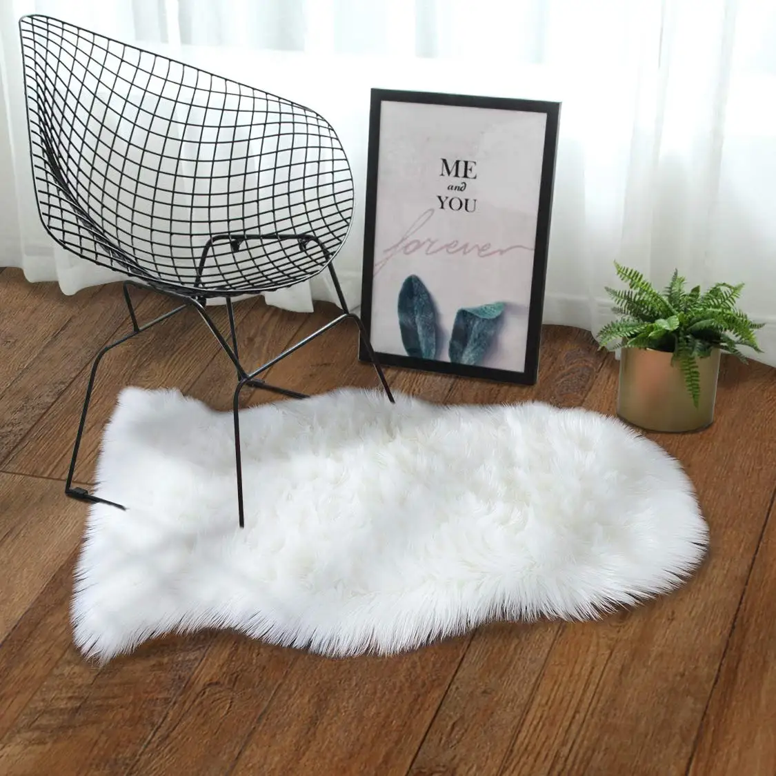 Меховые искусственные овчины Пушистый Ковер коврики для гостиной спальни