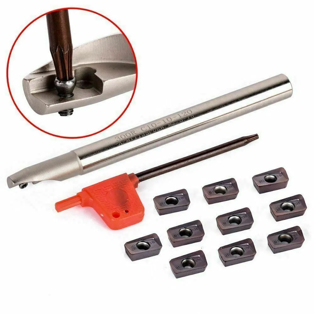 

+ 1pc Carbide Blade + T8 APMT1135PDER BAP 300R C10-10-120 For Finishing