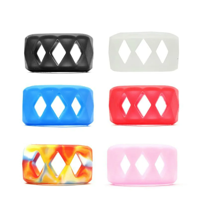 

FATUBE Silicone Case Decorative Protection non-slip Glass bottles Band Ring for Bulb bubble Glass Tube Tank Accessories