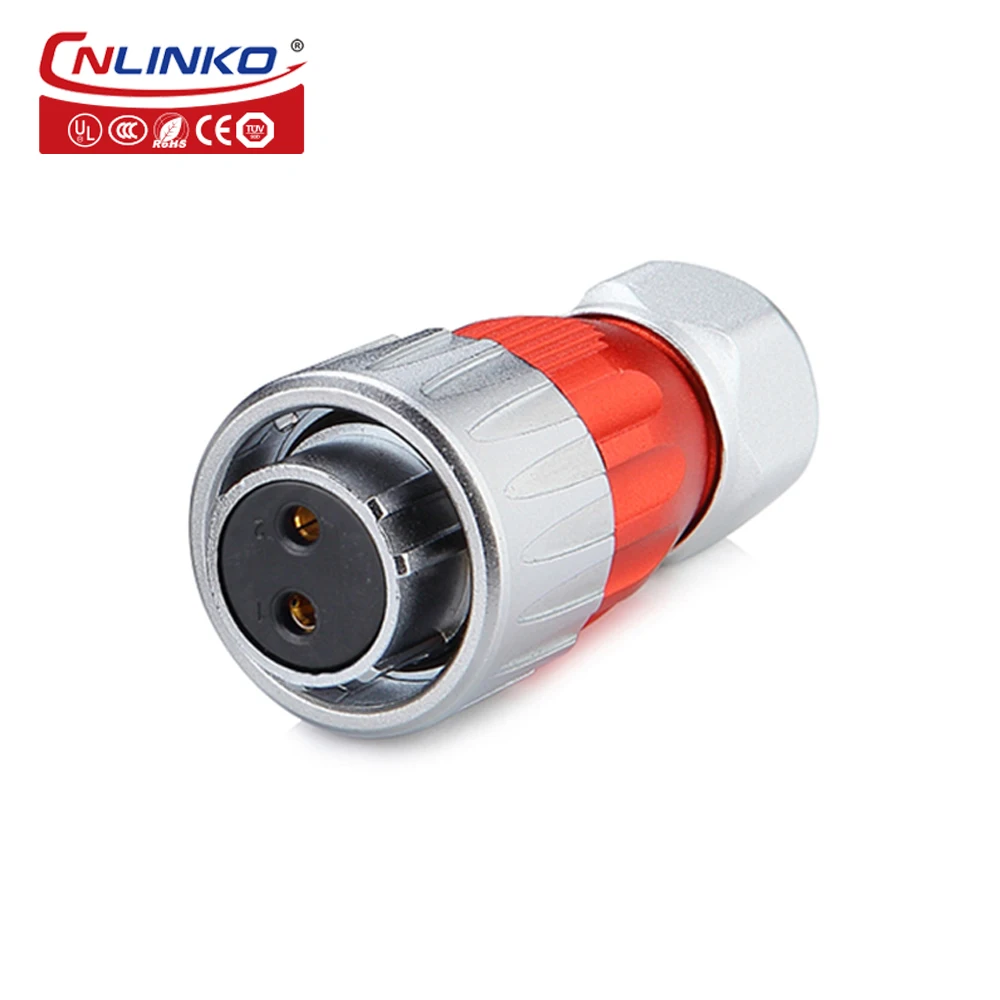 Металлический байонет M20 2 контактный водонепроницаемый пружинный Кабельный