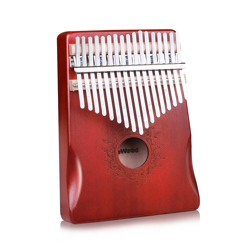 

17 Keys Kalimba Mahogany Thumb Piano 17 Key Music Keyboard High-Quality Wooden African Kalimba Finger Piano